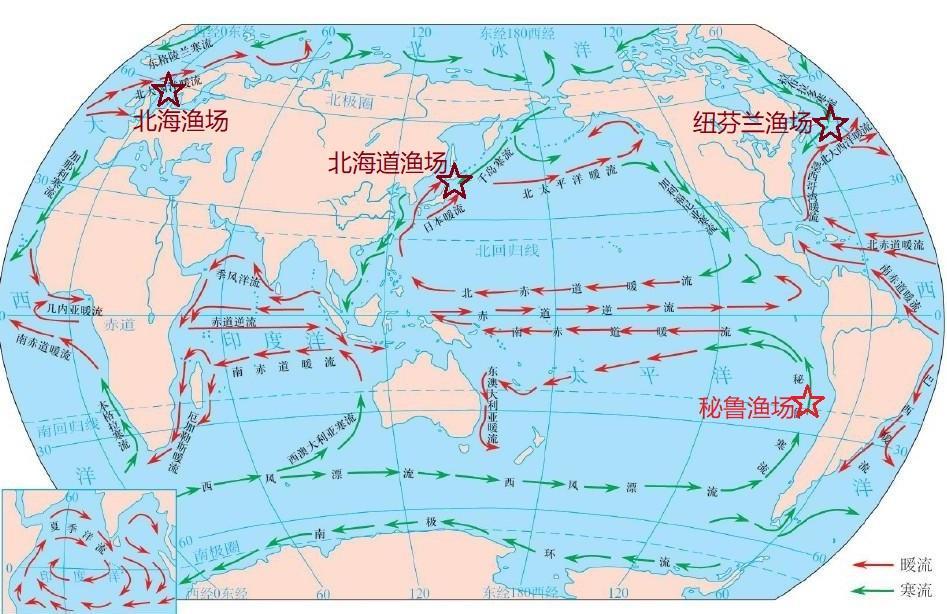 我国四大渔场示意图图片