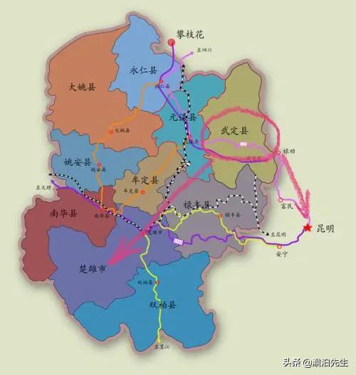 武定县行政区划图片