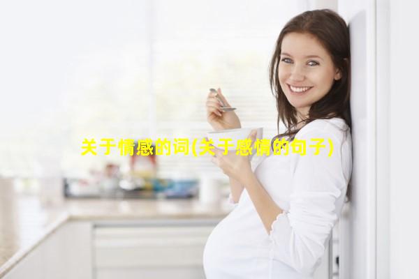 关于情感的词(关于感情的句子)