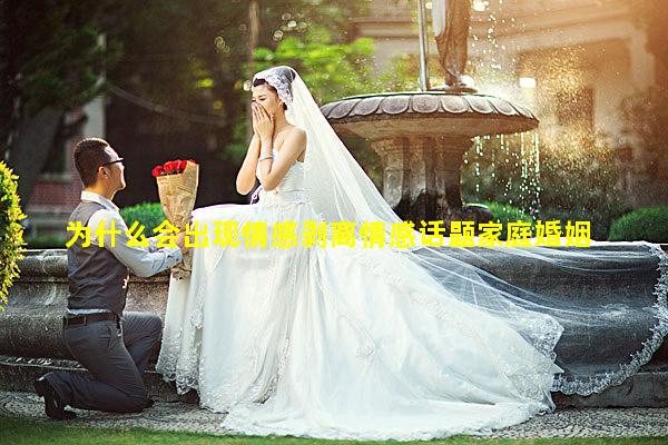 为什么会出现情感剥离情感话题家庭婚姻