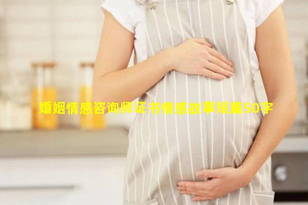 婚姻情感咨询师证书情感故事短篇50字