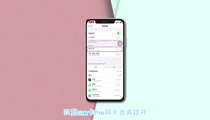 苹果sim卡锁定在哪里设置 苹果11怎么锁定sim卡