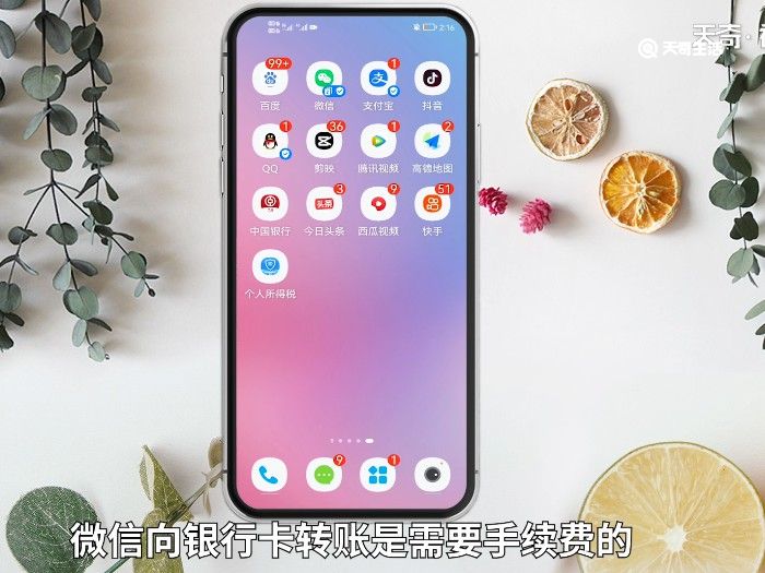 微信向银行卡转账需要手续费吗 微信转账给银行卡需要手续费吗
