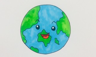 地球怎么画 地球简笔画教程